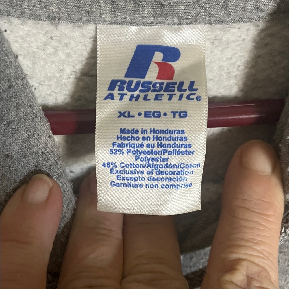 π90βs Russell Athletic University of Alberta Hoodie XL - Picture 2 of 5
